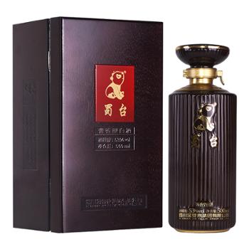 金复来 蜀台熊猫酒酱香型白酒 53度500mL