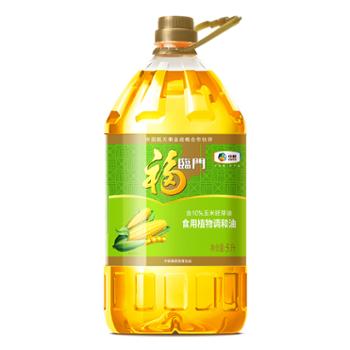 中粮 福临门 玉米油清香调和油 5L桶装