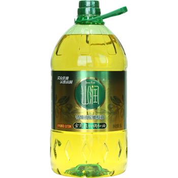 山润 特级初榨橄榄油 食用植物调和油 （圆瓶） 5L/瓶