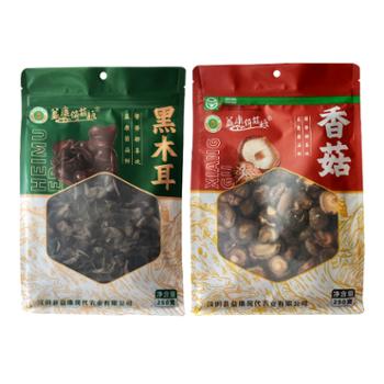 老秦人 益康俏菇娘精品香菇+木耳500g（组合装） 500g