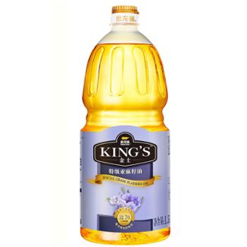 金龙鱼KING'S 特级亚麻籽油1.5L