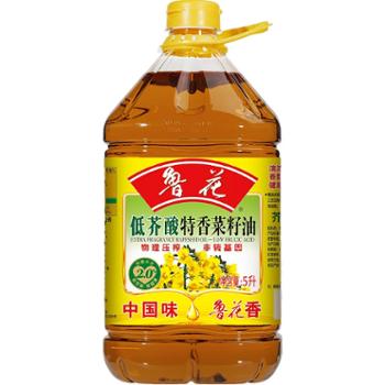 鲁花 低芥酸特香菜籽油 5L