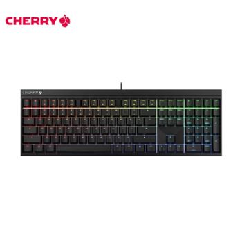 CHERRY樱桃 全尺寸有线机械键盘 RGB灯效 黑色青轴 CHERRYMX-BOARD 2.0S