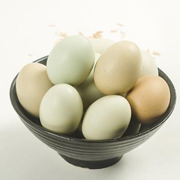 品宜品 农家橘园喂养新鲜绿壳土鸡蛋 20枚