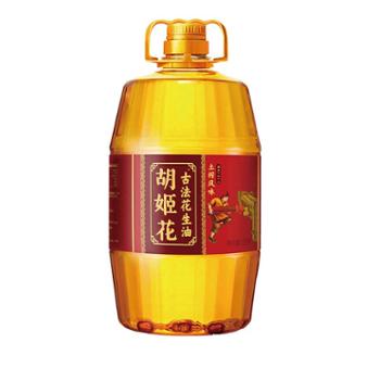 胡姬花 古法土榨风味花生油 5L