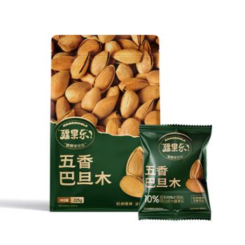 疆果乐 五香味巴旦木新疆特产巴旦木仁坚果手剥薄壳休闲零食 225g*1袋