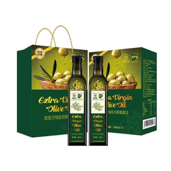 鲜吉仙 西班牙特级初榨橄榄油 500ml*2/提（礼盒）