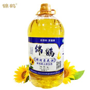 锦鹤 东北压榨一级葵花籽油 5L/瓶