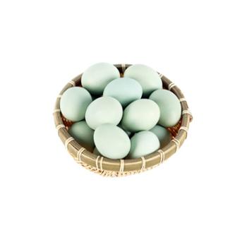 原味余生 绿壳土鸡蛋 50枚单枚40-45克 总重约2kg