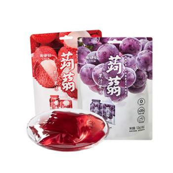 来伊份 蒟蒻果汁果冻 120gx3袋