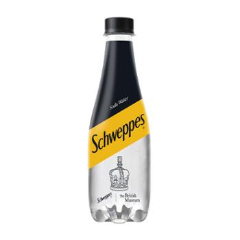 怡泉 Schweppes 无糖零卡 苏打水 汽水饮料 400ml*12瓶