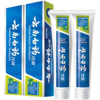 云南白药 牙膏劲爽薄荷香型230g*2两支装