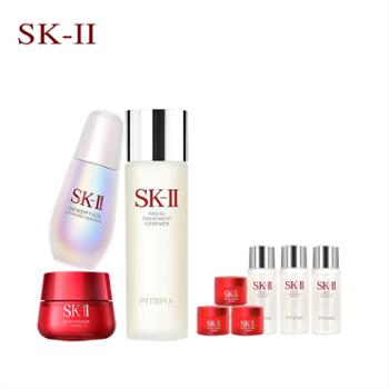 SK-II 神仙水230ml+大红瓶80g+小灯泡精华50ml赠神仙水30ml*3+大红瓶面霜15g*3 礼盒装