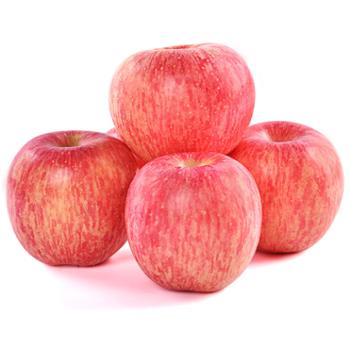 土八鲜 陕西洛川新鲜脆甜苹果露天红富士洛川苹果5斤 5斤小果（70mm-75mm） 新鲜水果