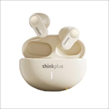 ThinkPlus 联想t lp19 无线蓝牙耳机米白/黑/白