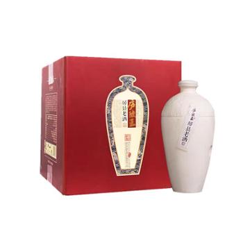 庐陵王 房县老洑汁黄酒 12度半干型 坛装礼盒 1000ml*4坛