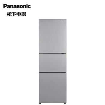 松下/Panasonic 270升超薄嵌入式三门冰箱 二级能效 NR-EC27BPB-S