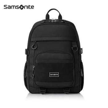 新秀丽（Samsonite）初高中生大学生书包黑色 NW4