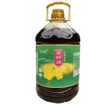 巴食缘 原香菜籽油 10L