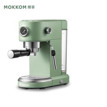 磨客/mokkom 意式咖啡机家用小型半自动美式冲泡一体打奶泡 MK-381