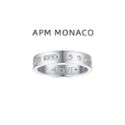 APMMonaco LOVE摩斯密码戒指男女生时尚简约情侣款对戒新年礼物