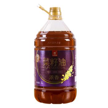 陇上农庄 浓香菜籽油 食用油 5L