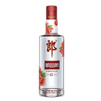 郎 顺品郎（红顺）45度兼香型光瓶白酒单瓶 280ml