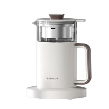 夏普/Sharp 夏普养生壶花茶壶烧水壶5大模式可调保温0.55L KP-MT05L-W