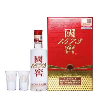 国窖1573 小酒礼盒（带杯）浓香型白酒52度 100ml（单买不发货！）