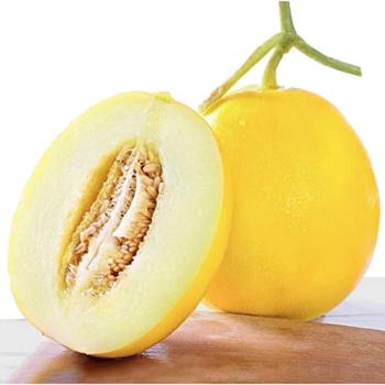怡瑶 新鲜现摘牛奶蜜瓜4.5斤2个装 单个2-2.5斤