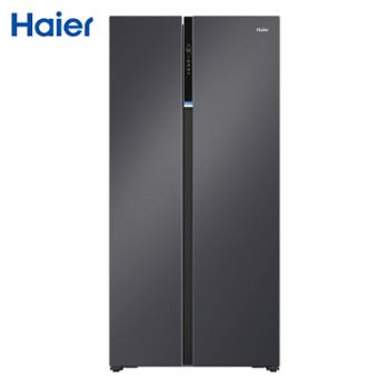 海尔/Haier 562升对开门冰箱零嵌入全空间保鲜EPP超净系统黑金净化大冷冻一级能效家用省电 BCD-562WLHSS14SJU1