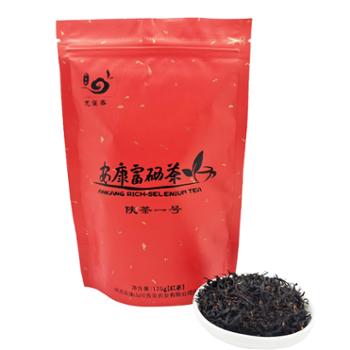 龙雀春陕茶一号红茶125g*4袋