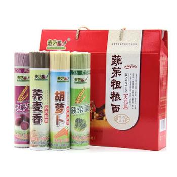 麦艺园 蔬菜粗粮面条礼盒 500g*4把 2000g