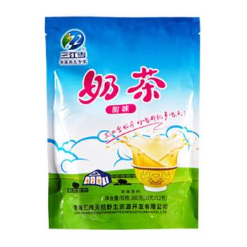 三江雪 青藏养生专家青海特产甜味奶茶粉即冲即饮营养丰富独立小包奶茶 360g/袋