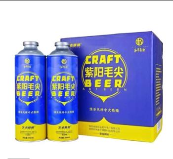 万园丰 紫阳毛尖精酿啤酒 990ML瓶